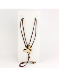 Collar Corbatero Gold Heart