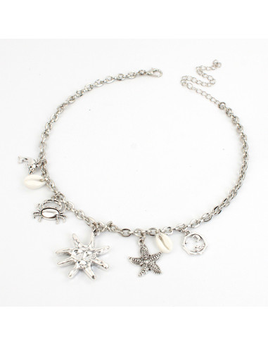 Collar Multicharms Sun and Beach