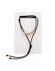 Collar Corbatero Gold Beads