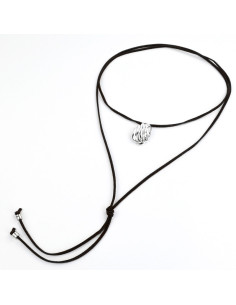 Collar de Gamuza Organic Silver