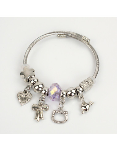 Pulsera Charms Bow