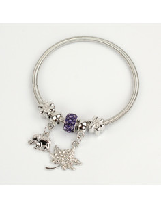 Pulsera Charms Leaf
