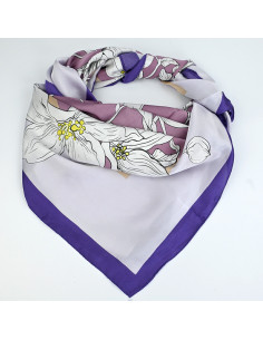 Pañuelo XXL New Flower Violet | Venta mayorista – Infinita