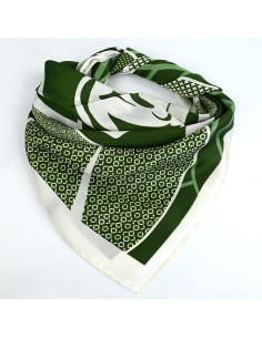 Pañuelo Natural Leafs Green (70x70)