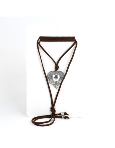 Collar Corbatero Ruby Heart