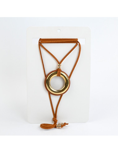 Collar de Gamuza Circle