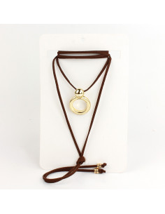 Collar de Gamuza Gold