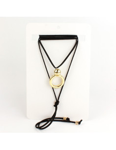 Collar de Gamuza Gold