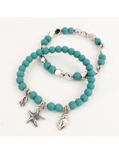 Set Pulseras Volcanic Colors