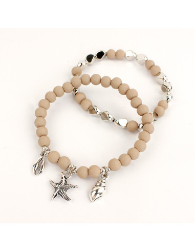 Set Pulseras Volcanic Colors