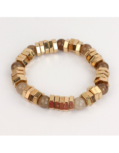 Pulsera Elástica Golden Empress