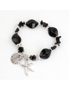 Pulsera Elástica Silver Amber