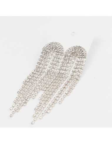 Aro de Strass Silver Curve