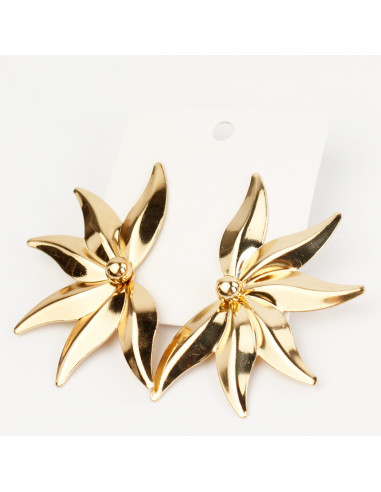 Aro Middle Flower Gold