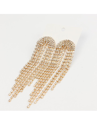 Aro de Strass Golden Curve
