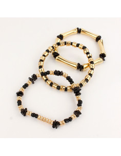 Set de Pulseras Elásticas Neutral Colors