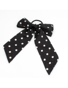 Moño Dots Medium Black