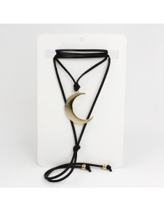Collar de Gamuza Golden Moon