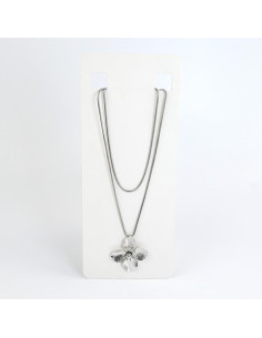 Collar de Cadena Silver Flower