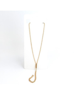 Collar Corbatero Glam Gold