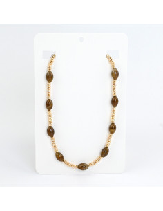 Collar Flexible Golden Oval