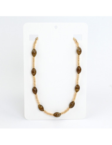 Collar Flexible Golden Oval