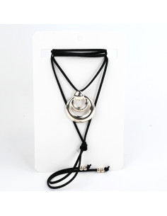 Collar de Gamuza Circles