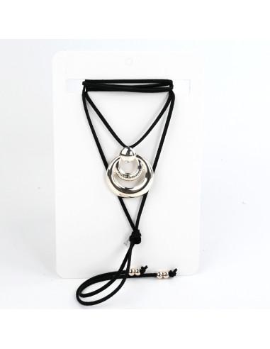 Collar de Gamuza Circles