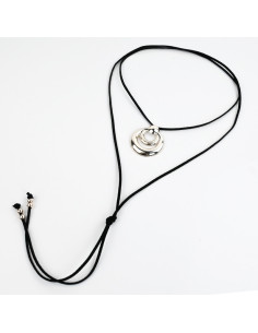 Collar de Gamuza Circles