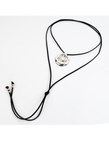 Collar de Gamuza Circles