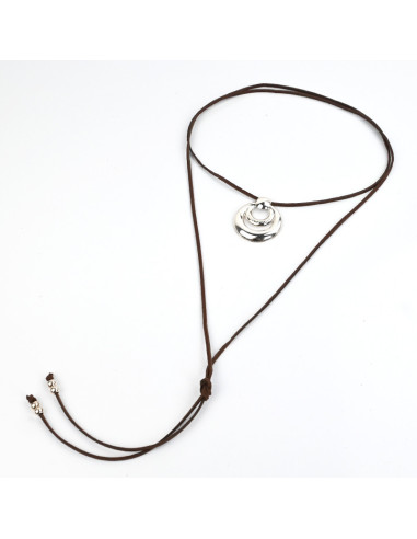Collar de Gamuza Circles