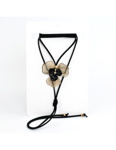 Collar de Gamuza Floral Soleil