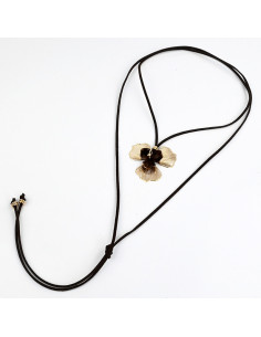 Collar de Gamuza Floral Soleil