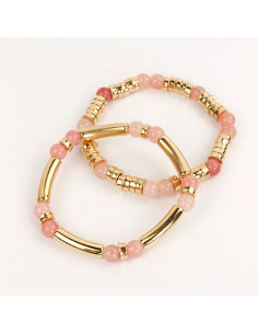 Set Pulseras Golden Lumer