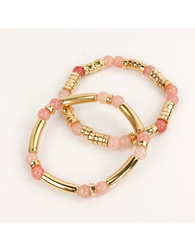Set Pulseras Golden Lumer