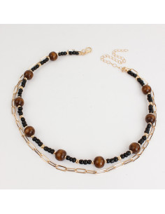 Collar Duo Wood