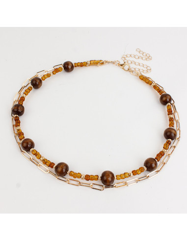 Collar Duo Wood