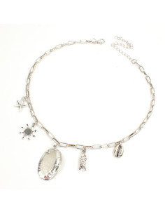Collar Multicharms Shoreline Charm