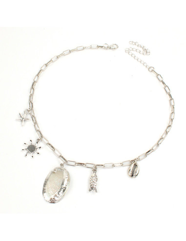 Collar Multicharms Shoreline Charm