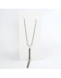 Collar de Cadenas Silver V