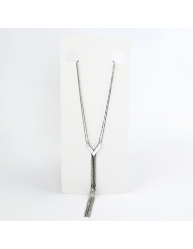 Collar de Cadenas Silver V