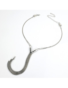 Collar de Cadenas Silver V