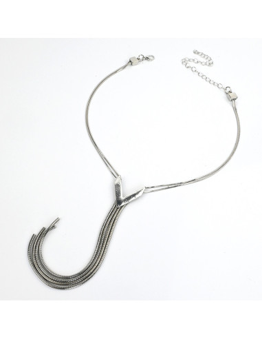 Collar de Cadenas Silver V
