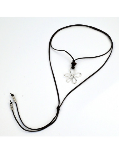 Collar de Gamuza Flower