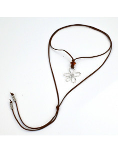 Collar de Gamuza Flower