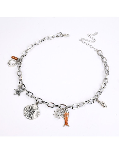Collar Multicharms Ocean Colors