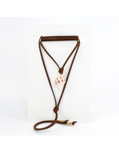 Collar de Gamuza Natural Shell