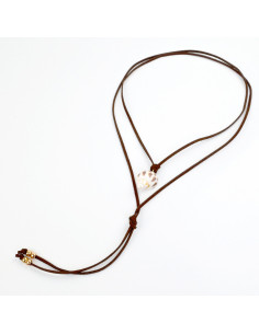Collar de Gamuza Natural Shell