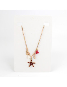 Collar Multicharms Colored Star