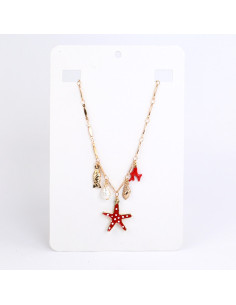 Collar Multicharms Colored Star